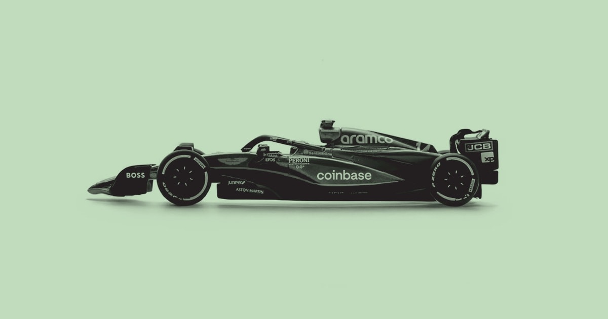 Coinbase Is The New Sponsor Of The Aston Martin Formula One Team